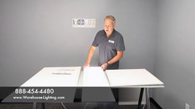 WareLight Flat Panel LED Lighting Fixtures