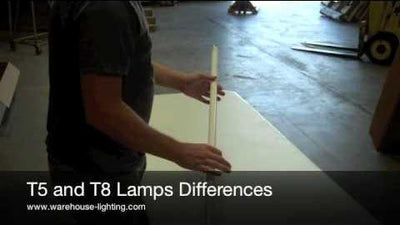 Difference Between T5 & T8 Light Bulbs