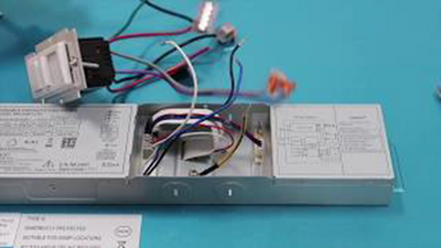 How to Wire a LED Panel Lighting Fixture with Emergency Battery Back Up