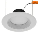 6" LED Retrofit Downlight, 900 Lumens, 10.5W, CCT Selectable, Baffle Trim, 120V