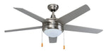Mirage 5-Blade LED Ceiling Fan, 50" Sweep, 120V