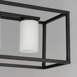 Lateral 4-Light Linear Pendant, Black or Satin Nickel