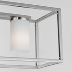 Lateral 4-Light Linear Pendant, Black or Satin Nickel