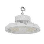 Aries G4 LED UFO High Bay, 24,000 Lumen Max, Wattage and CCT Selectable, White Finish, Comparable to 320-400 Watt HID Fixture, 120-277V