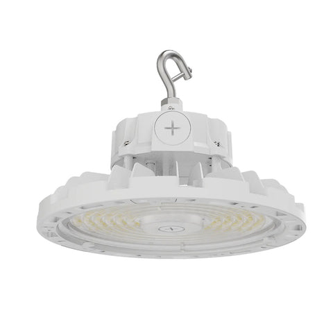 Aries G4 LED UFO High Bay, 24,000 Lumen Max, Wattage and CCT Selectable, White Finish, Comparable to 320-400 Watt HID Fixture, 120-277V Aries G4 LED UFO High Bay, 24,000 Lumen Max, Wattage and CCT Selectable, White Finish, Comparable to 320-400 Watt HID Fixture, 120-277V