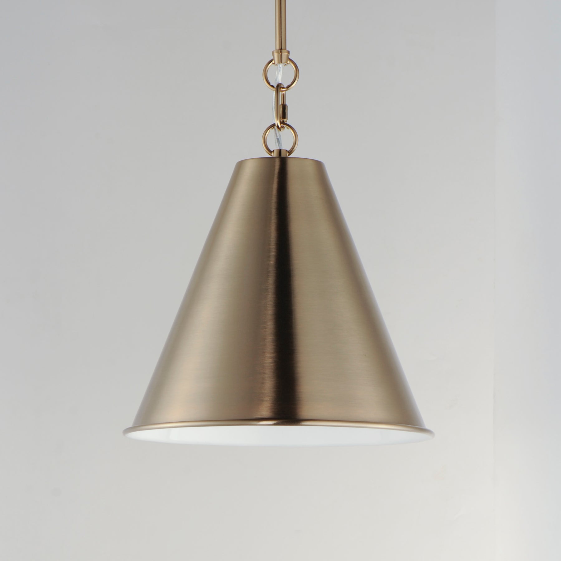 Veritas 12" 1-Light Pendant, Heritage or Satin Nickel