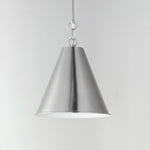 Veritas 12" 1-Light Pendant, Heritage or Satin Nickel
