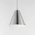 Veritas 12" 1-Light Pendant, Heritage or Satin Nickel