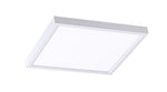 6PK 9" LED Square Edge Lit Ceiling Light, 18W, CCT Selectable, 120V, Black or White