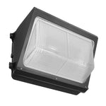 LED Wall Pack, 17,400 Lumen Max, Wattage, CCT and Optic Selectable, Integrated Photocell, 120-347V, Bronze, Black or White Finish