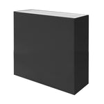 12" LED Up/Down Square Wall Sconce, 2700 Lumens, 30W, CCT Selectable, 120-277V, White or Black Finish