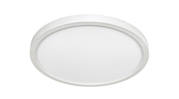 15" LED Round Edge Lit Ceiling Light, 28W, CCT Selectable, 120-277V, White