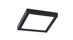 6PK 5" LED Square Surface Mini Panel, 10W, CCT Selectable, 120V, Black or White
