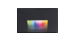 6PK RGBW LED Step Light, Horizontal, 3W, 2700-6500K, 120V, Black or White Finish