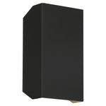 Black LED Wall Mount on a white background