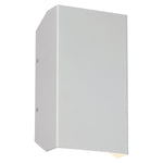 Satin wall-mounted light fixture on a white background