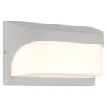 Satin wall-mounted light fixture on a white background