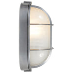 1 Light Outdoor Bulkhead, 60W, 120V, Satin Finish, Nauticus Dual Mount Collection
