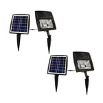 2 PK Dual Color Solar Flood Light, 2700K and 6000K