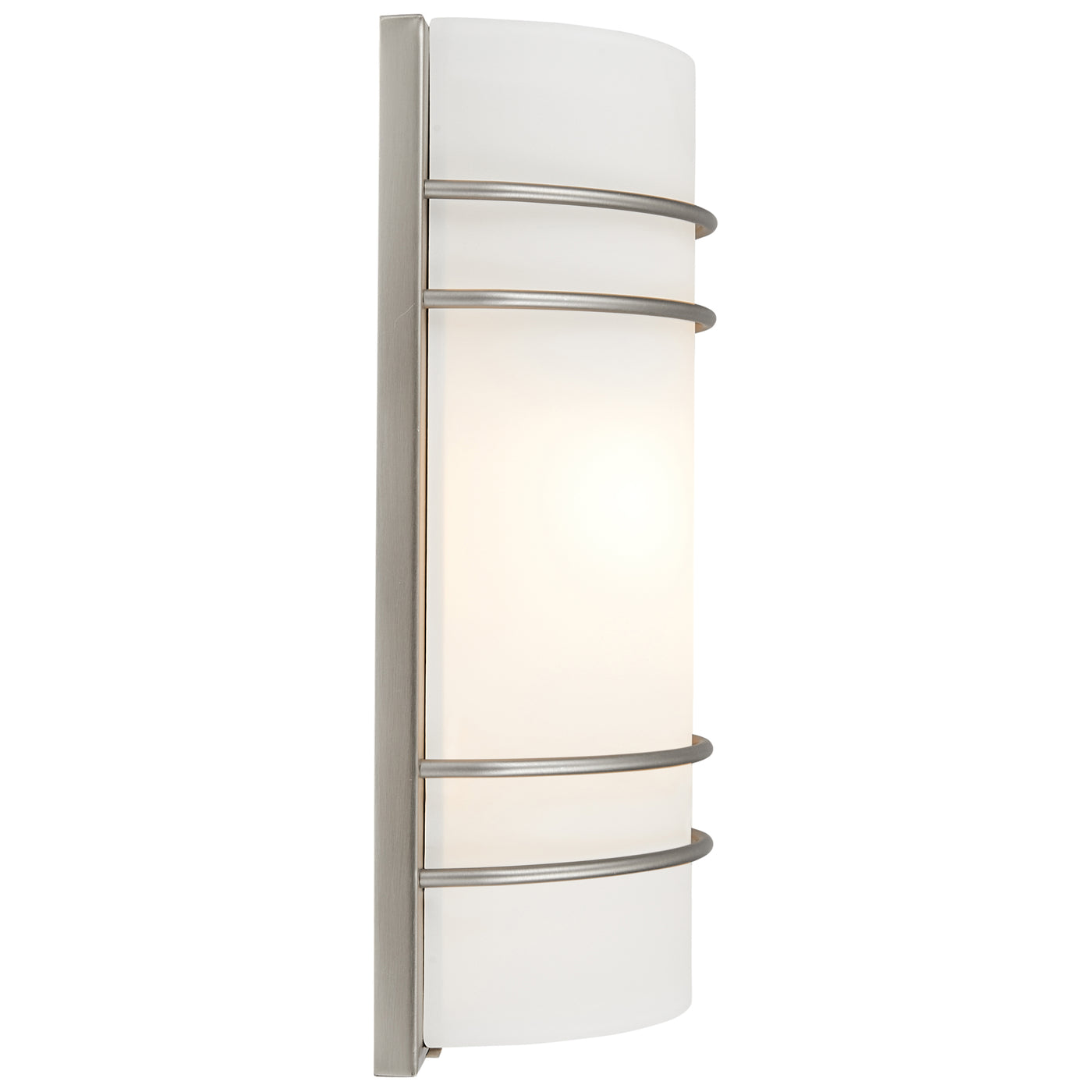 2 Light Wall Sconce, 120W, 120V, Brushed Steel Finish, Cassi Collection