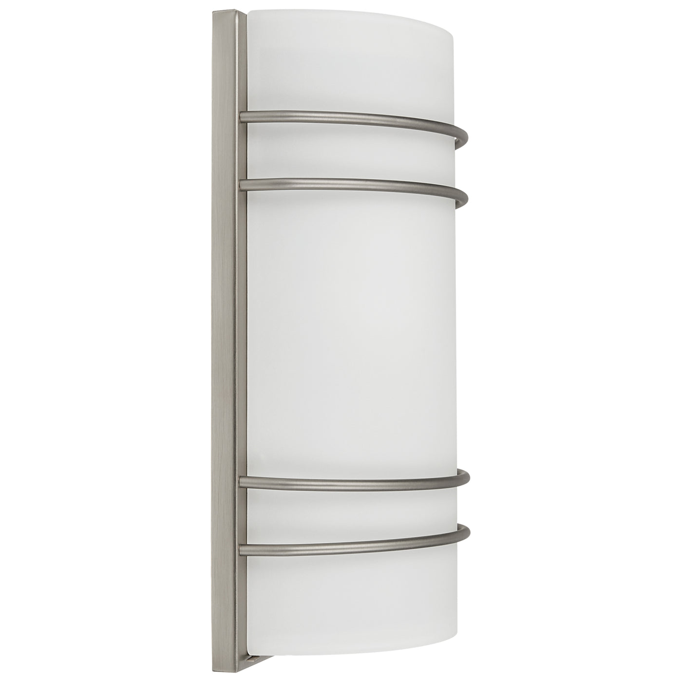 2 Light Wall Sconce, 120W, 120V, Brushed Steel Finish, Cassi Collection