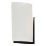 2 Light LED Wall Sconce, 1600 Lumens, 20W, 3000K, 120V, Matte Black Finish, Prong Collection