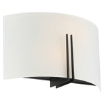2 Light LED Wall Sconce, 1600 Lumens, 20W, 3000K, 120V, Matte Black Finish, Prong Collection