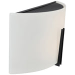 2 Light LED Wall Sconce, 1600 Lumens, 20W, 3000K, 120V, Matte Black Finish, Prong Collection