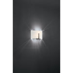 2 Light LED Wall Sconce, 1600 Lumens, 20W, 3000K, 120V, Matte Black Finish, Prong Collection