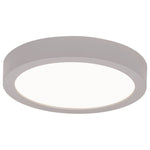 Round Outdoor LED Flush Mount light fixture on a white background