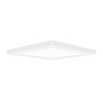 White square LED Flush Mount light fixture on a white background