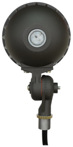 LED Bullet Flood Light, 3456 Lumen Max, Wattage, CCT and Optic Selectable, Integrated Photocell, Knuckle Mount, 120-277V, Bronze