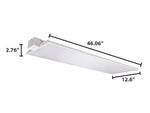 CondorX Premium 4FT LED Linear High Bay, 36,960 Lumen Max, Wattage and CCT Selectable, 120-277V, Sensor Ready, TAA Compliant