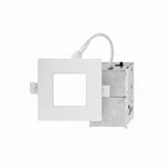White electronic device with a cable on a white background