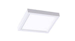 6PK 5" LED Square Surface Mini Panel, 10W, CCT Selectable, 120V, Black or White