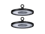 2PK LED UFO High Bay, 14,000 Lumens, 100 Watt, 5000K, Comparable to 250 Watt Fixture, 120-277V