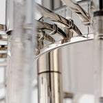 24" Divine 8-Light Pendant, 480W, 120V, Polished Nickel or Heritage Finish