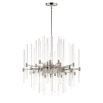 24" Divine 8-Light Pendant, 480W, 120V, Polished Nickel or Heritage Finish
