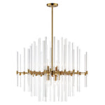 29" Divine 8-Light Pendant, 480W, 120V, Polished Nickel or Heritage Finish