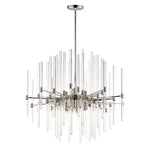 29" Divine 8-Light Pendant, 480W, 120V, Polished Nickel or Heritage Finish