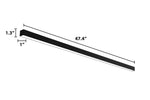 4 FT LED Linear Suspended/Grid Mount Fixture, 1" Wide, 2300 Lumen Max, Wattage and CCT Selectable, 120-277V, White or Black