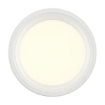 Dual Voltage LED Flush Mount Ceiling Light, 1200 Lumens, 15W, 3000K, 120-277V, White, Reel Collection