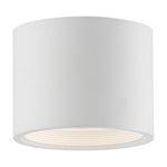 Dual Voltage LED Flush Mount Ceiling Light, 1200 Lumens, 15W, 3000K, 120-277V, White, Reel Collection