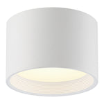 LED Flush Mount Ceiling Light, 2400 Lumens, 30W, 3000K, 120V,White, Reel Collection