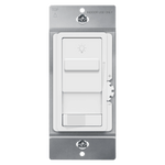 Light switch panel with multiple switches on a white background