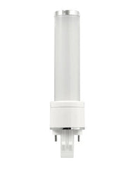 6 Watt LED CFL Replacement Lamp, GX23 2-Pin Base, CCT Selectable, 120-277V