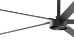 20 Foot 5-Blade HVLS Industrial Fan, 10,100 Lumens, 6000K, 200-240V