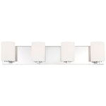 4 Light LED Vanity, 3200 Lumens, Chrome Finish, 120V