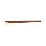 4FT LED Linear Fixture, 1795 Lumens, 3000K, 20W, 100-240V, Smoke Reflection Walnut Wood Finish