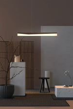 4FT LED Linear Fixture, 1795 Lumens, 3000K, 20W, 100-240V, Smoke Reflection Walnut Wood Finish